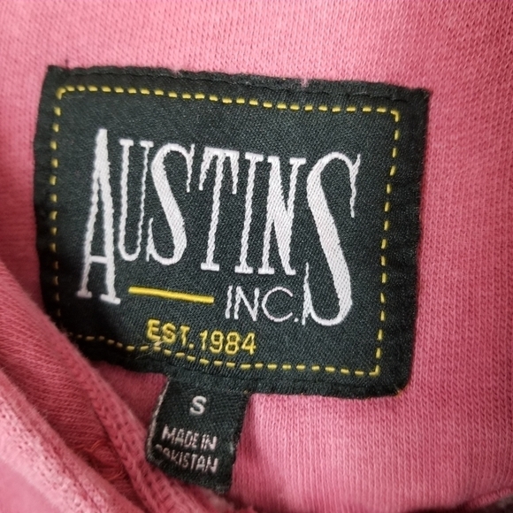Maui Hawaii Adult Small Hoodie Full Zip Distressed Graphic Sweatshirt Faded Red - Picture 7 of 15